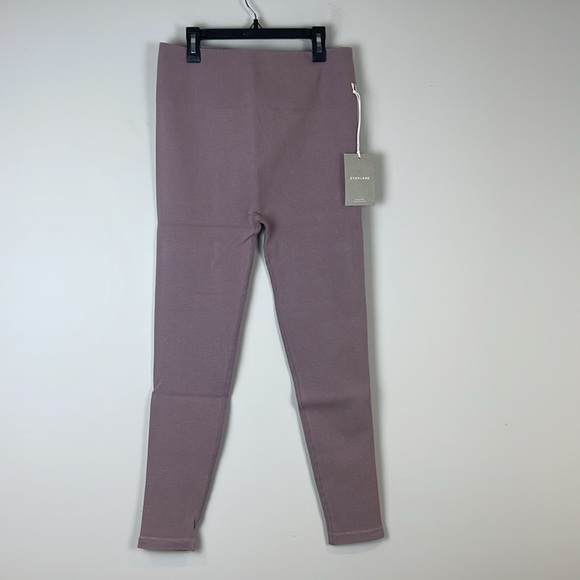 Everlane The Seamless Legging Ribbed Light Purple Size XL/XXL New - Picture 3 of 12